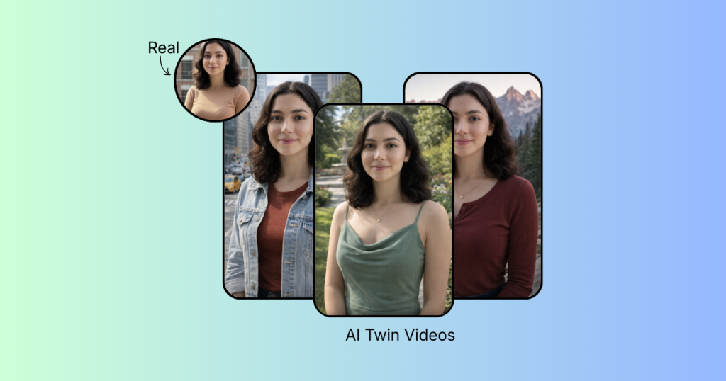 AI twin videos