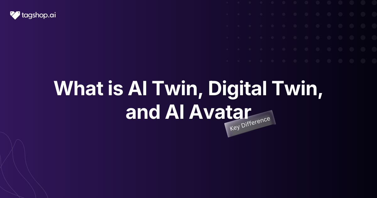 difference between AI Twin, Digital Twin, and AI Avatars
