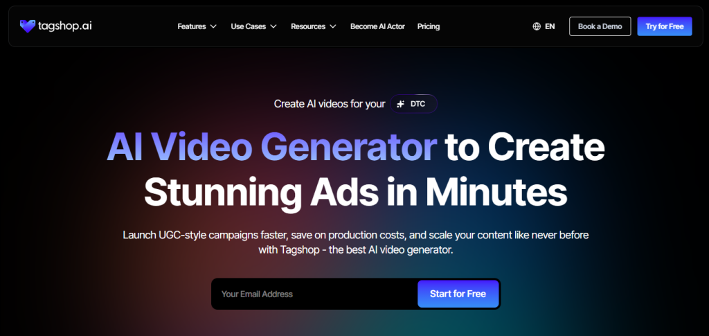 Tagshop AI as an best synthesia alternative