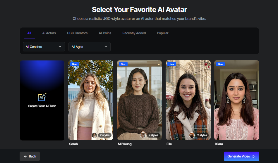 AI voices in product demo videos 
