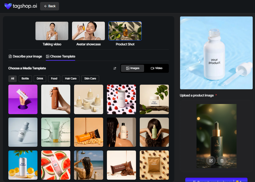 How to replace the product background online
