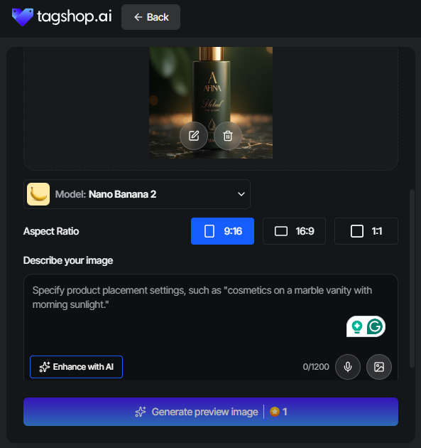 The best way to change the product background
