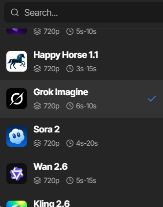 grok imagine for video creation 