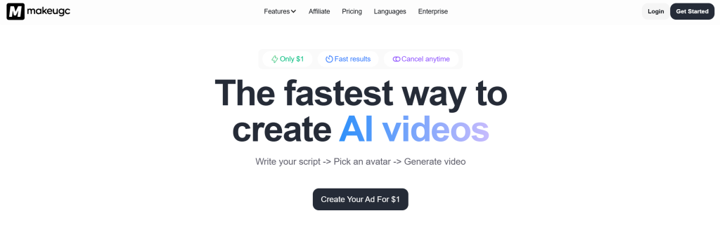these UGC tools provide ai avatars 