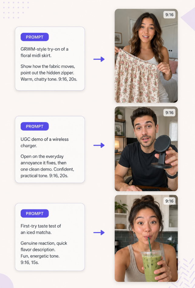 ai ugc prompts for ads