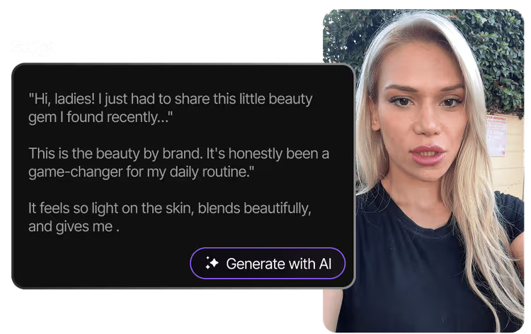 ai ugc video script writing 