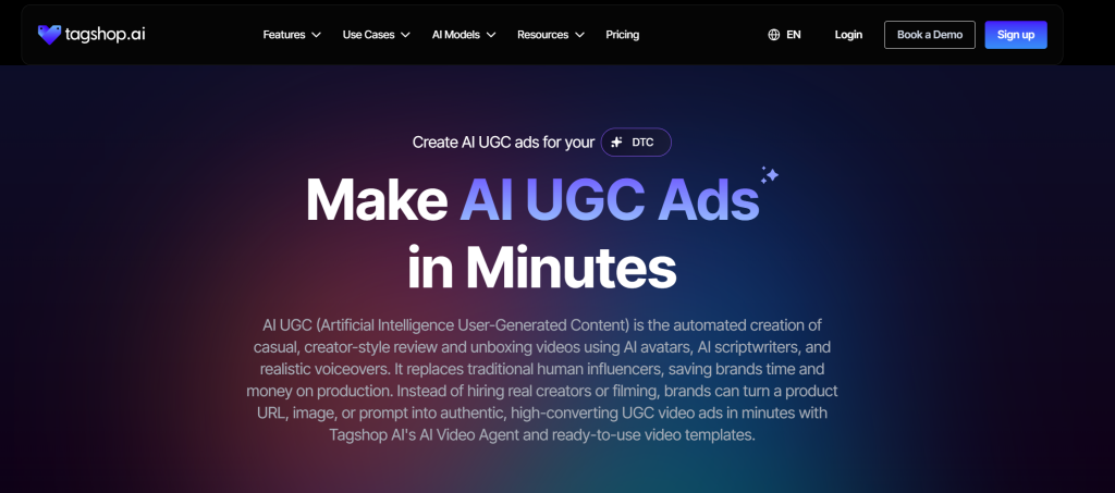 ai ugc video for startup